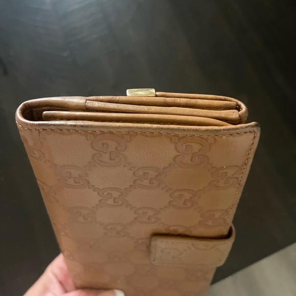 EUC GUCCI BROWN LONG WALLET W 47' CHAIN - Picture 14 of 14